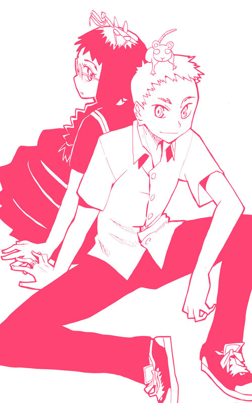 anime characters with insect