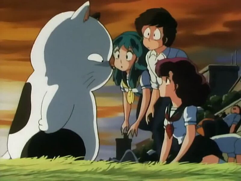 anime characters with large cat