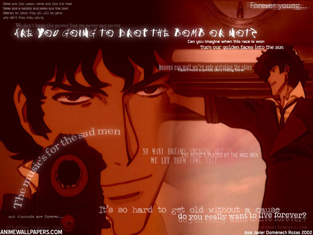 Anime characters with lyrics