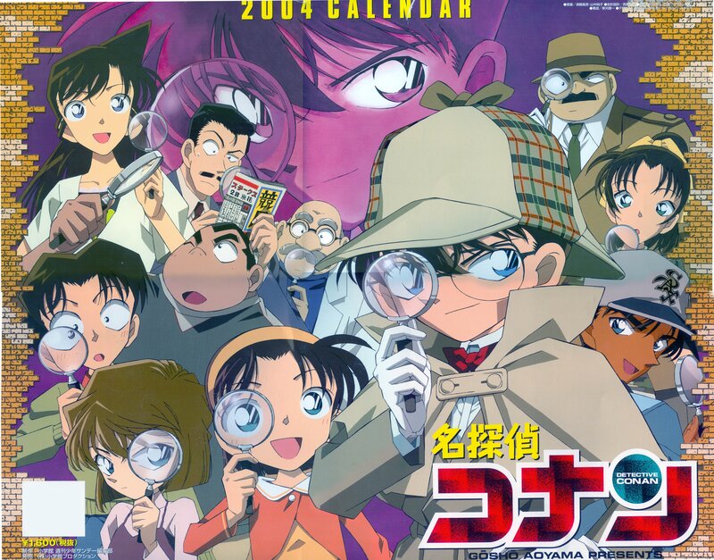 Anime Characters with Magnifying Glasses