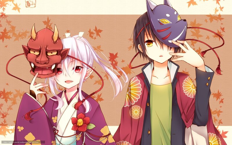 anime characters with masks