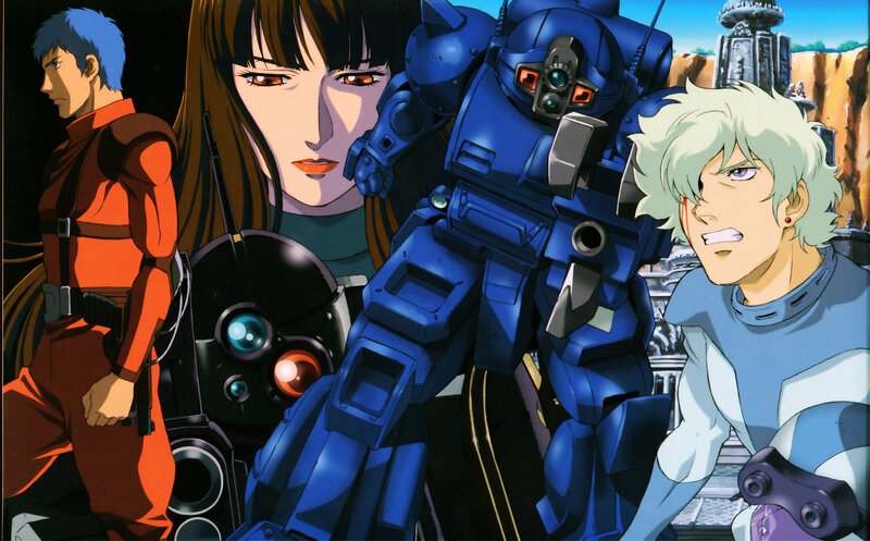 anime characters with mecha
