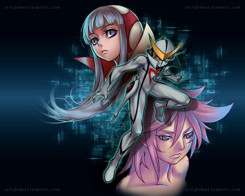 anime characters with mecha