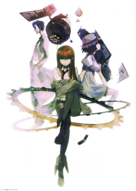 Anime characters with mechanical elements