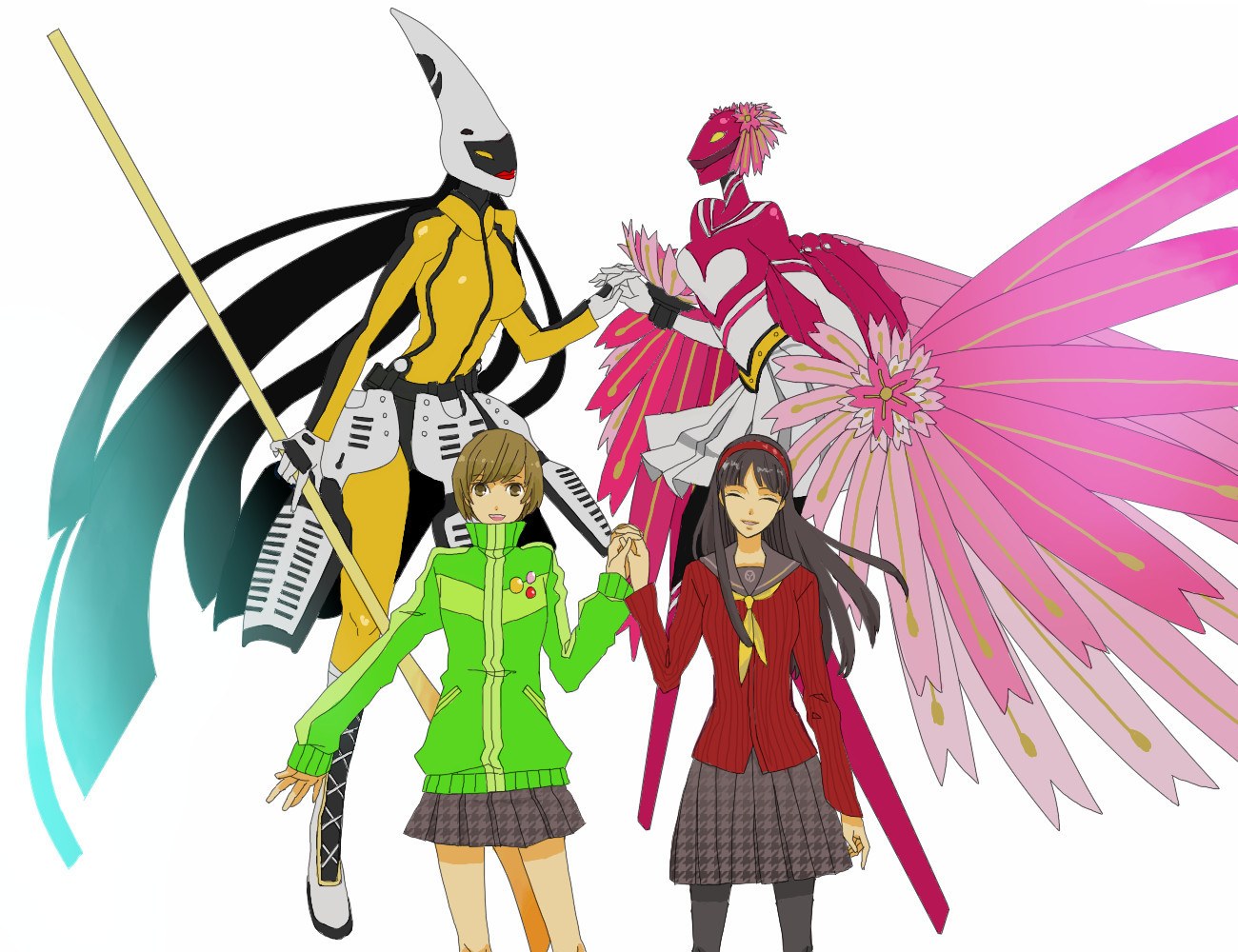 anime characters with mechs
