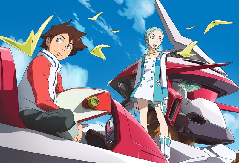 Anime characters with mechs