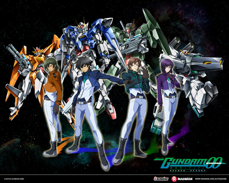 Anime Characters with Mechs — Black