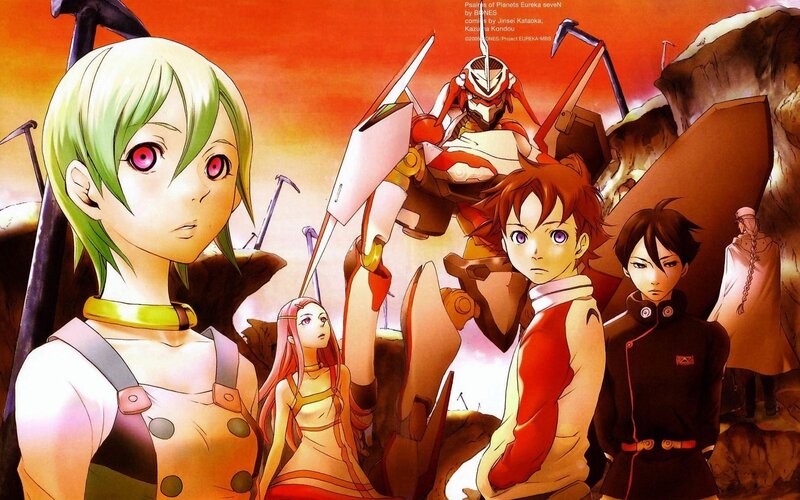 Anime Characters with Mechs — Orange