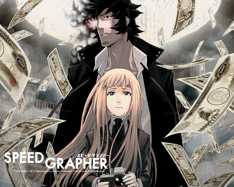 Anime Characters with Money — Black