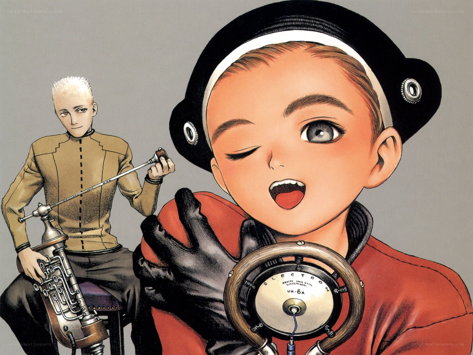 anime characters with musical instruments