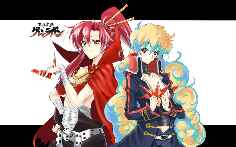 Anime characters with origami
