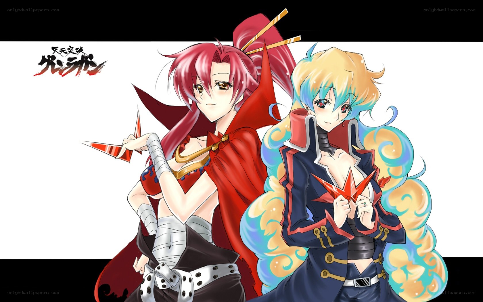 Anime characters with origami