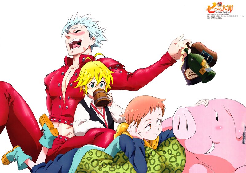 Anime Characters with Pig
