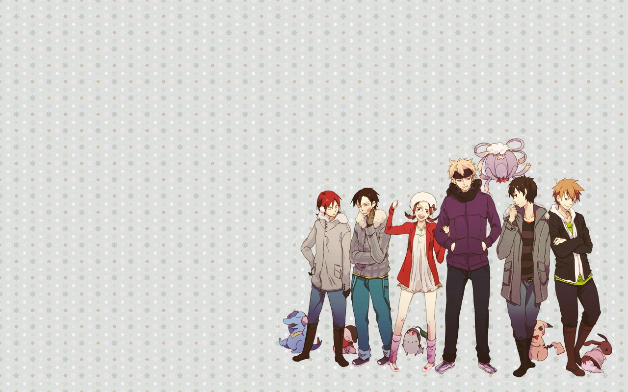 anime characters with pokémon