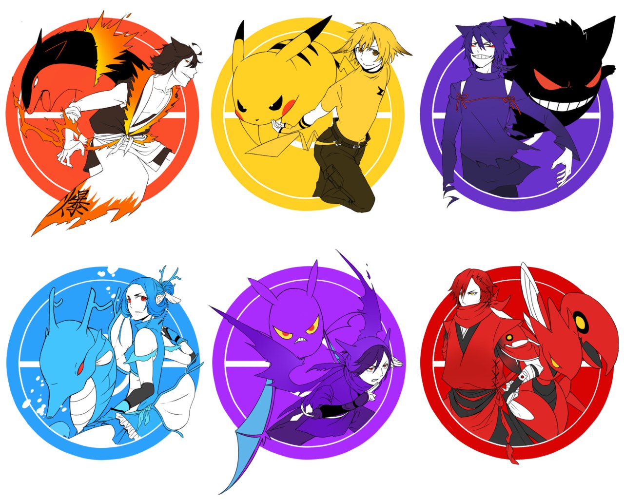 Anime characters with Pokémon