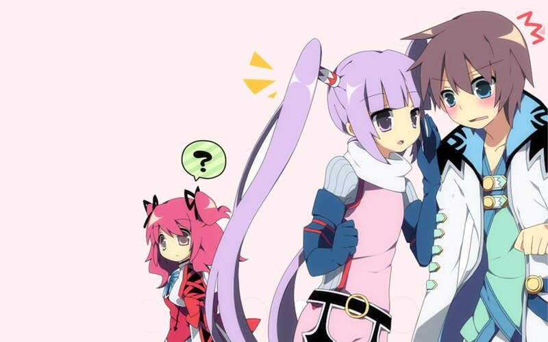 Anime characters with question mark