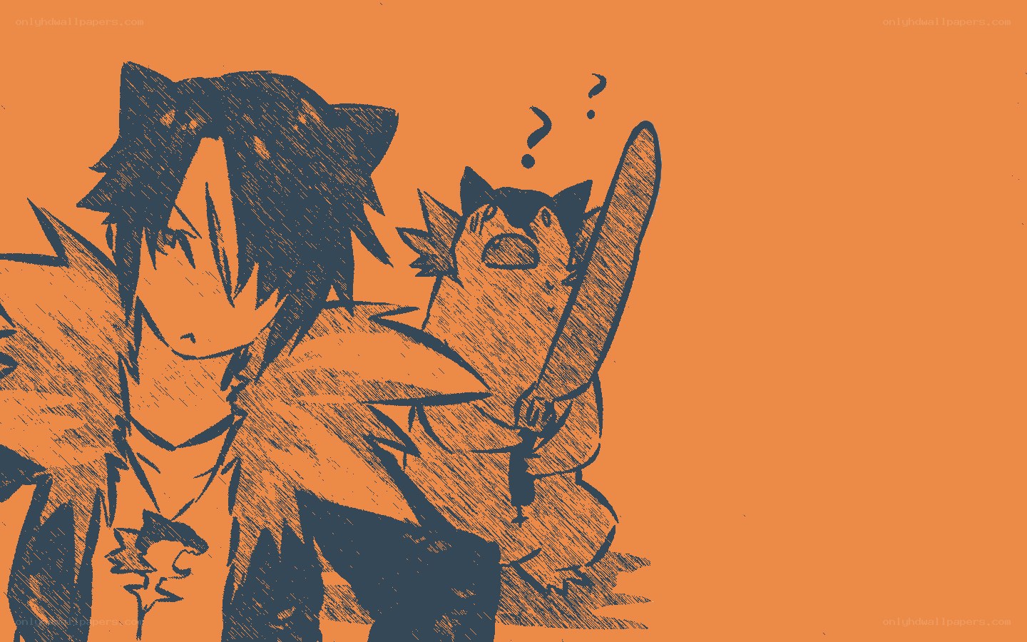 anime characters with question marks