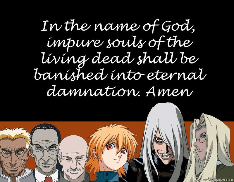 anime characters with quote