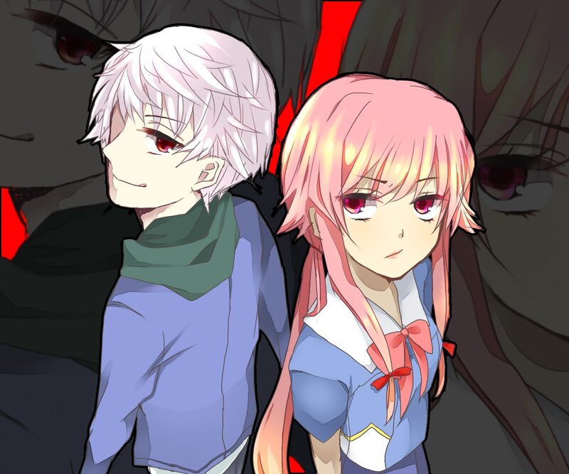 anime characters with red eyes
