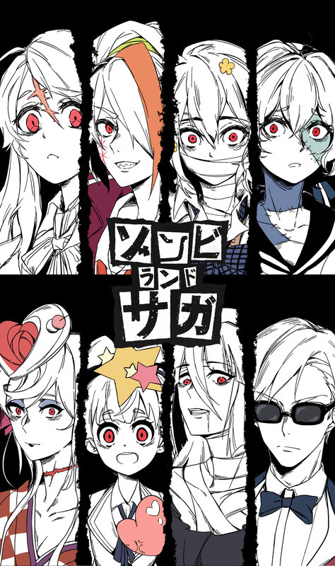 Anime Characters with Red Eyes — Black, Dramatic
