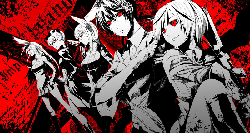Anime Characters with Red Eyes — Dramatic