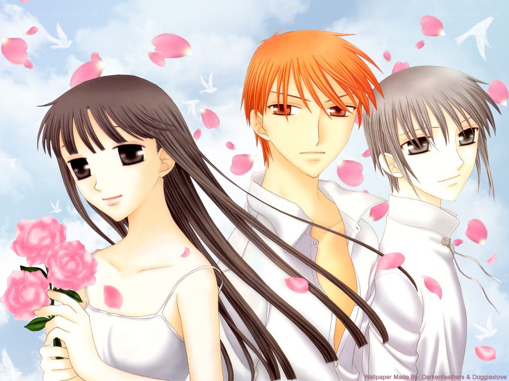 anime characters with roses