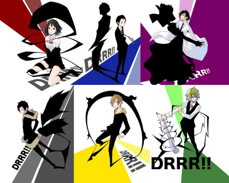 Anime Characters with Shadows