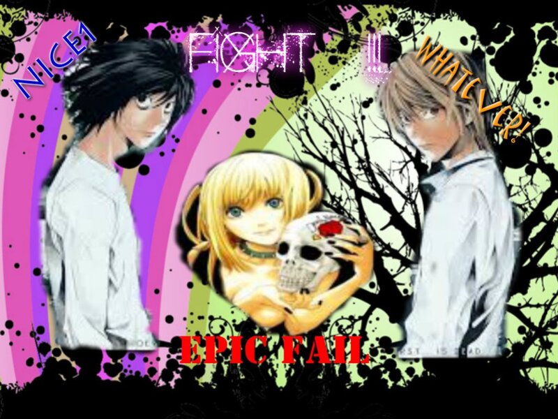 Anime Characters with Skull — Black