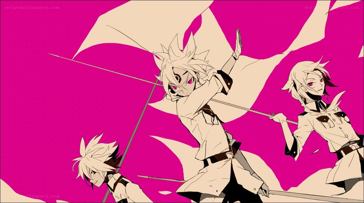 anime characters with spears