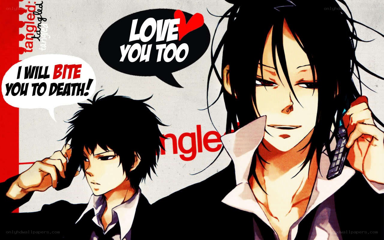 anime characters with speech bubbles