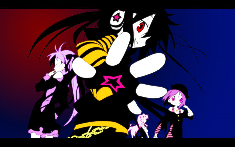 anime characters with star motifs