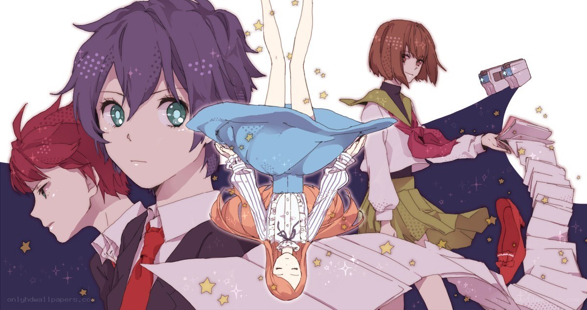 anime characters with stars
