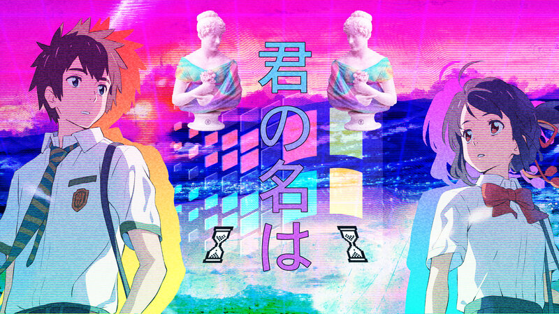 Anime Characters with Statues