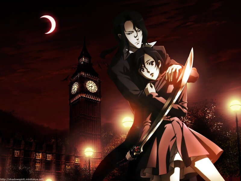 Anime characters with sword in London