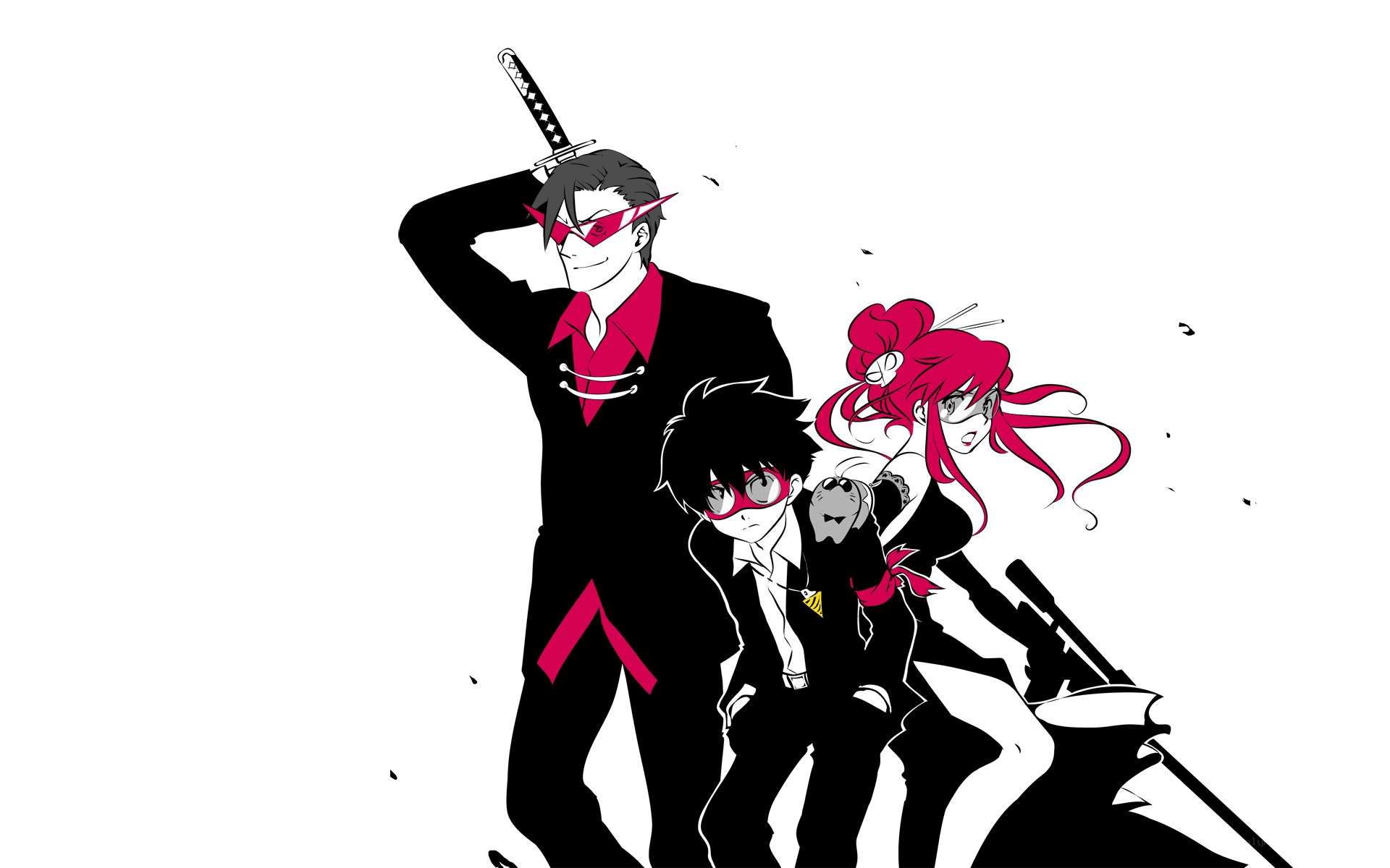 anime characters with swords