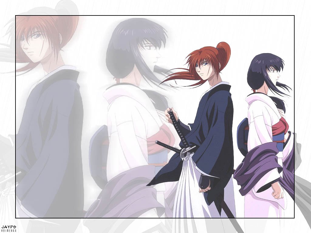 anime characters with swords