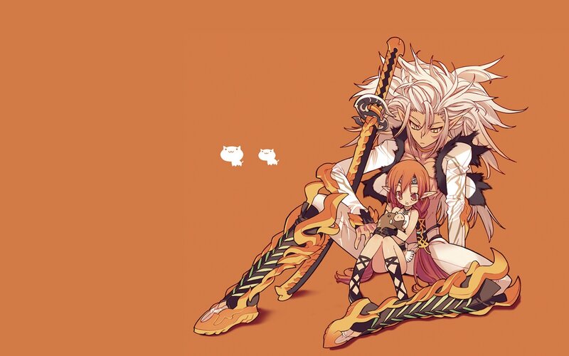 anime characters with swords