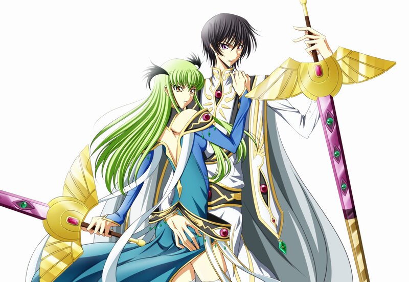 anime characters with swords