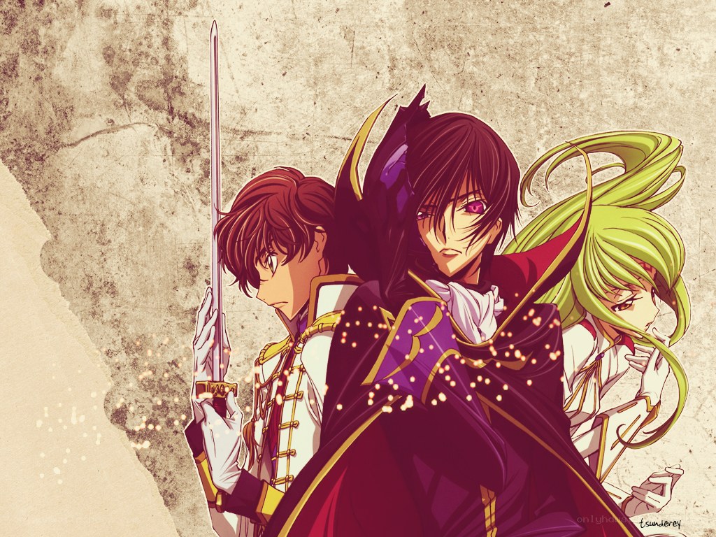 anime characters with swords