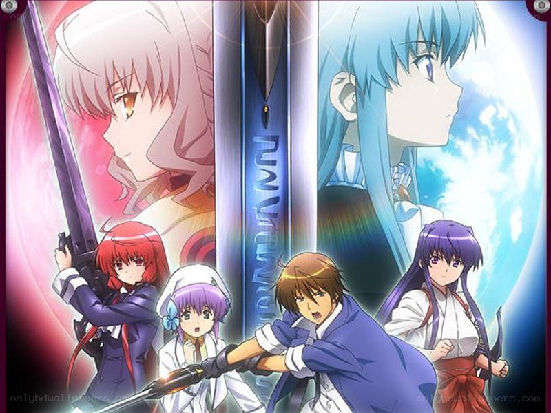 anime characters with swords