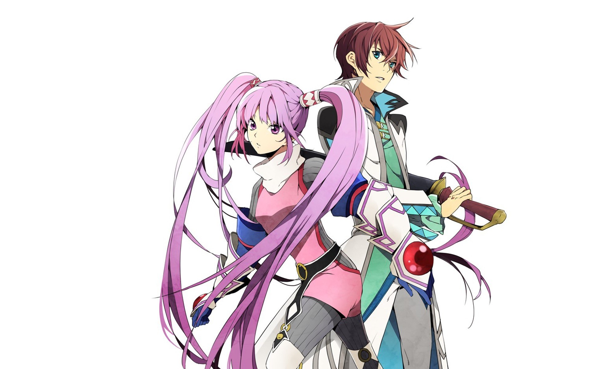 anime characters with swords