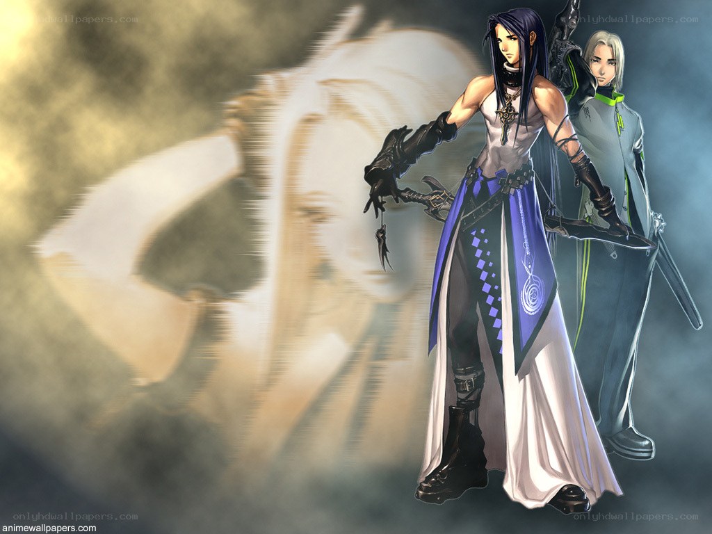 anime characters with swords