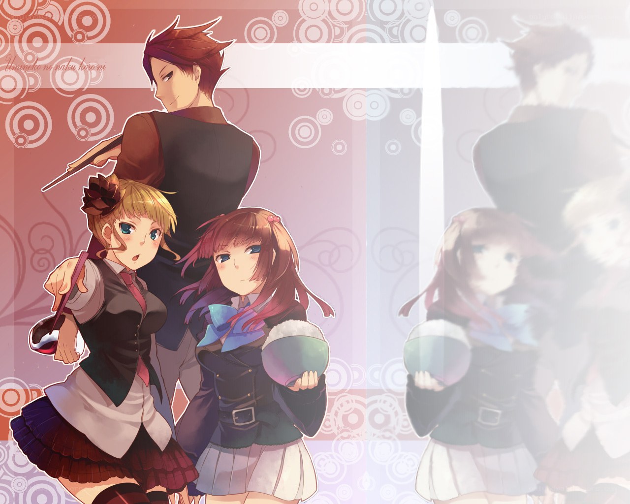 anime characters with swords