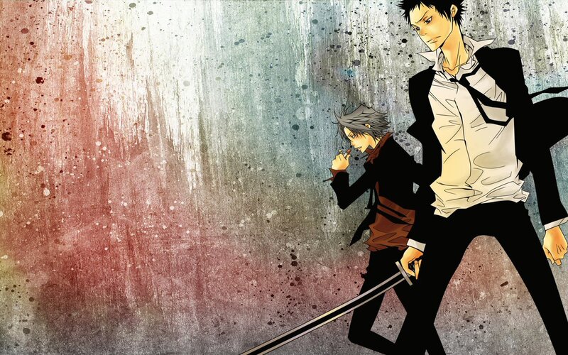 anime characters with swords