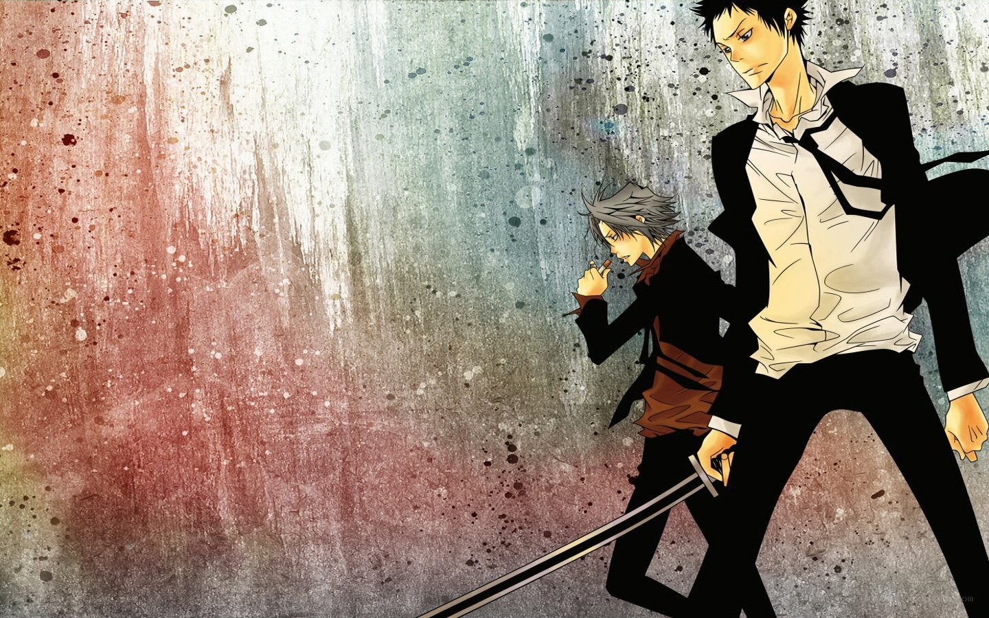 anime characters with swords