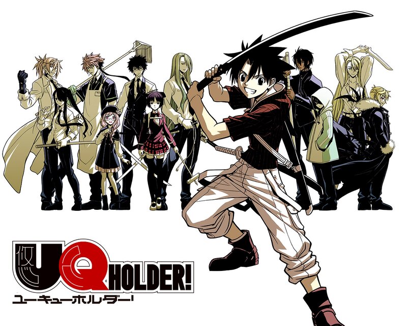 Anime Characters with Swords — Black, Action-packed