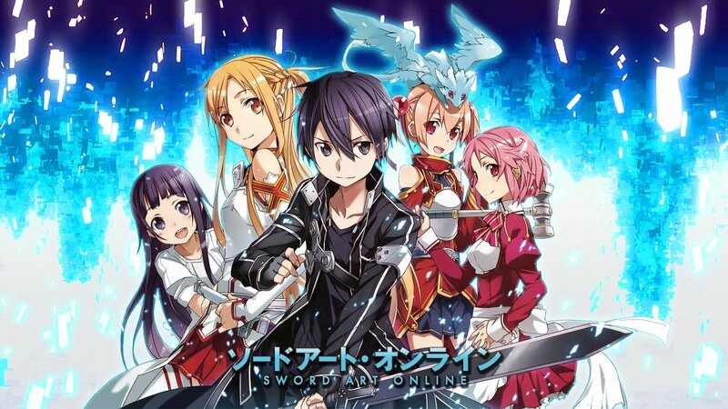 Anime Characters with Swords — Blue, Dramatic, Fantasy Creatures