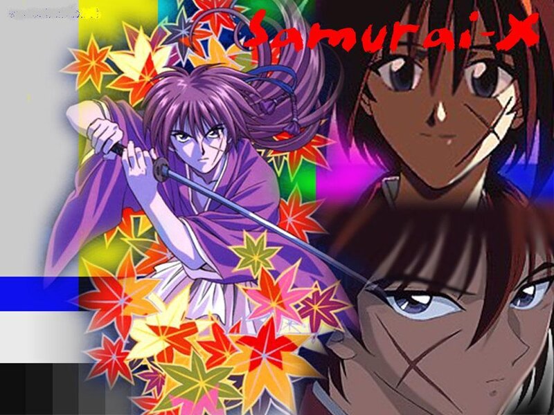 Anime Characters with Swords — Purple