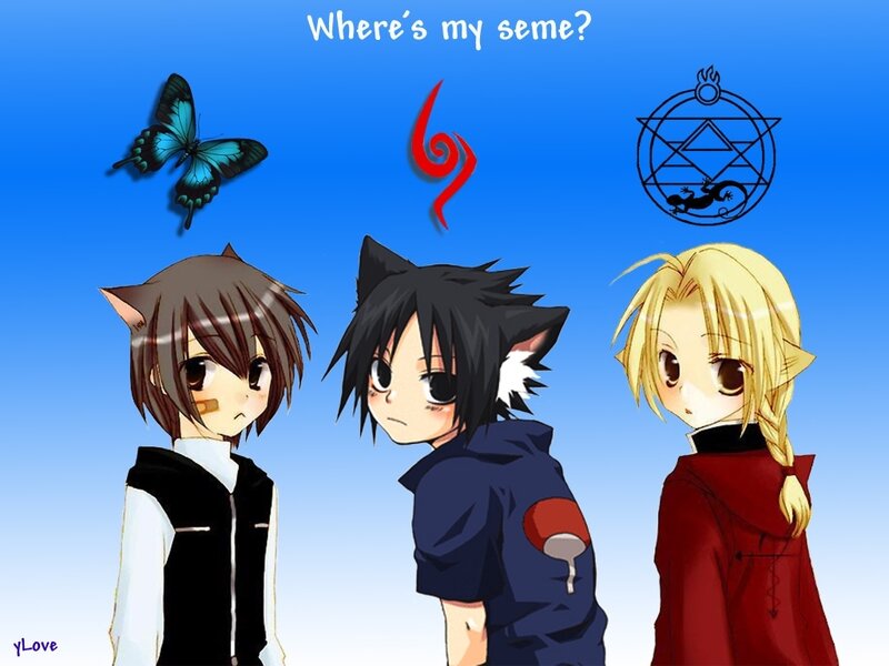 anime characters with symbols
