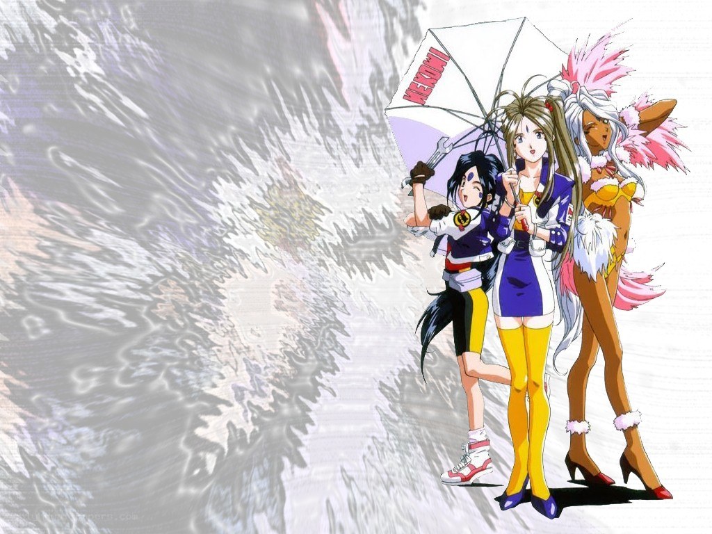 anime characters with umbrella